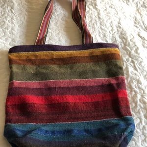 Peruvian woven handbag/tote